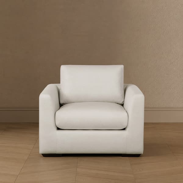 Cleo Upholstered Accent Chair in Cream