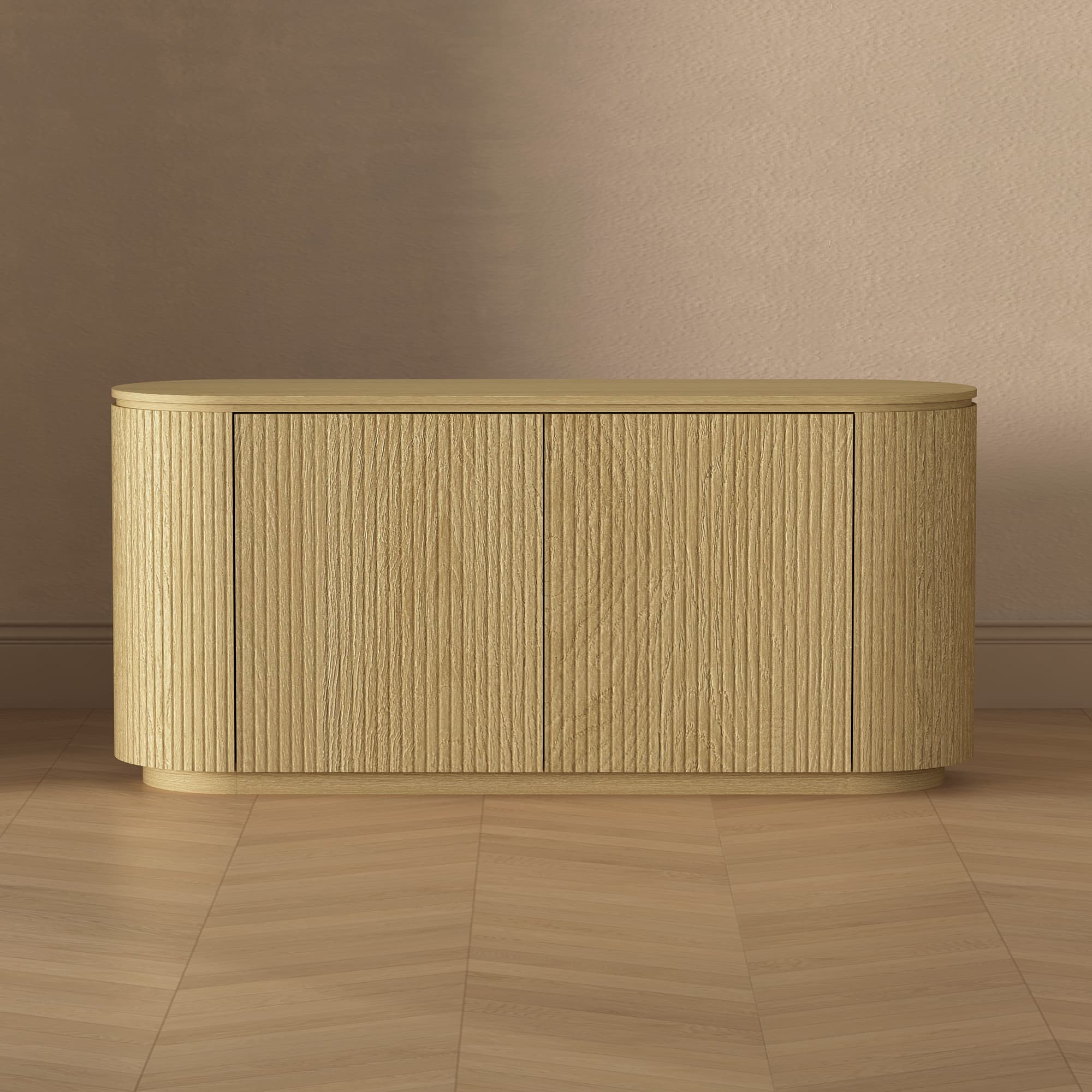 Olivia 60" Sideboard in Natural Oak